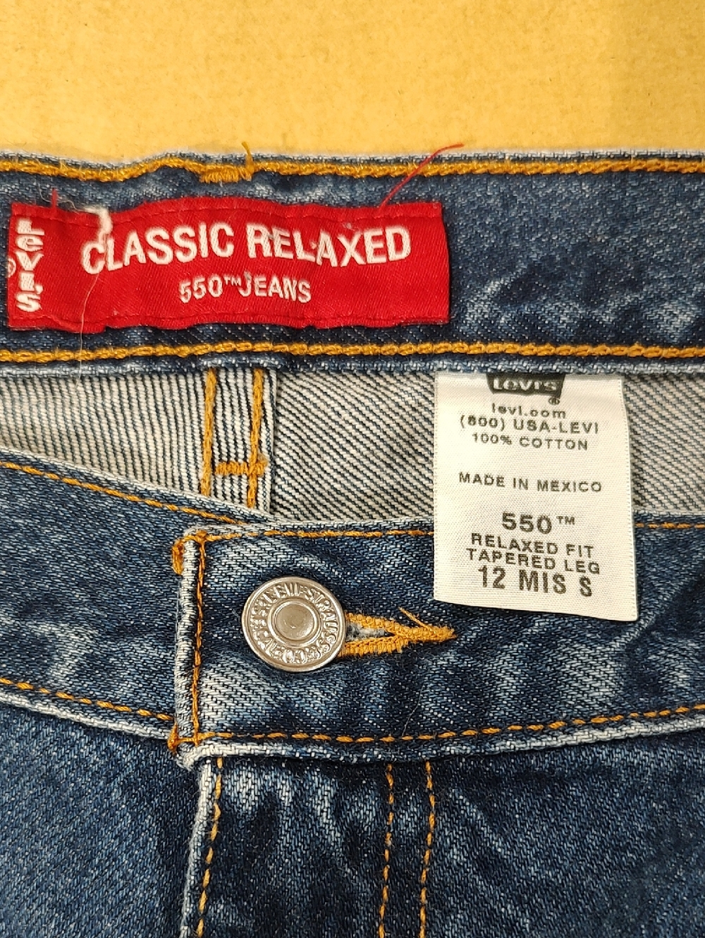Levi's Classic Relaxed 550 Women's s Blue Denim Jeans